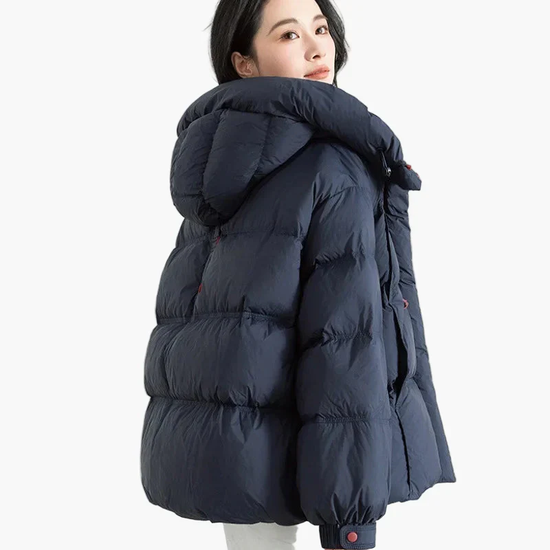 Doudoune Femme Style Oversize Urbain Hiver pour Look Décontracté - Image 4