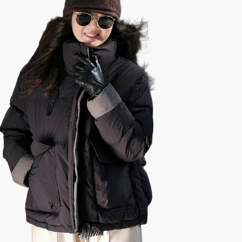 Doudoune Femme Style Urbain Hiver Décontracté Chaud pour Extérieur - Image 8