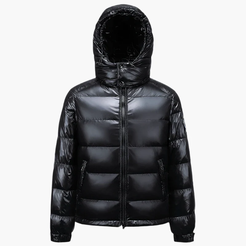 Doudoune Homme Capuche Style Urbain Hiver Coupe-Vent Décontractée - Image 2
