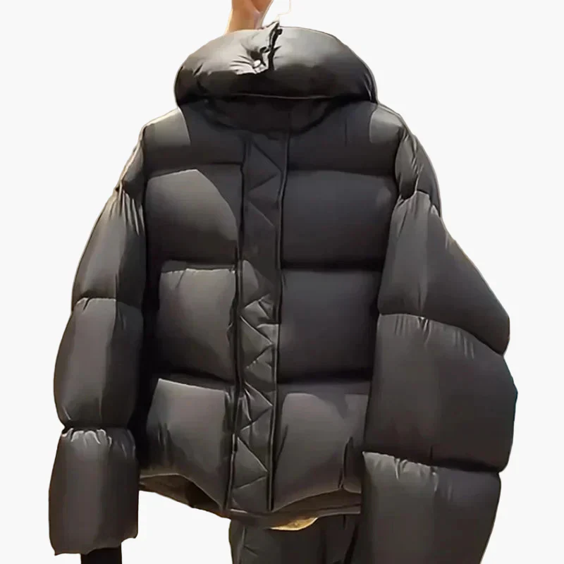 Doudoune homme style urbain hiver à capuche - veste matelassée décontractée - Image 2