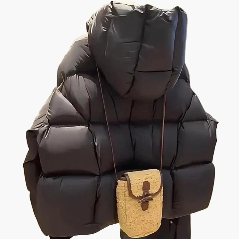 Doudoune homme style urbain hiver à capuche - veste matelassée décontractée - Image 3