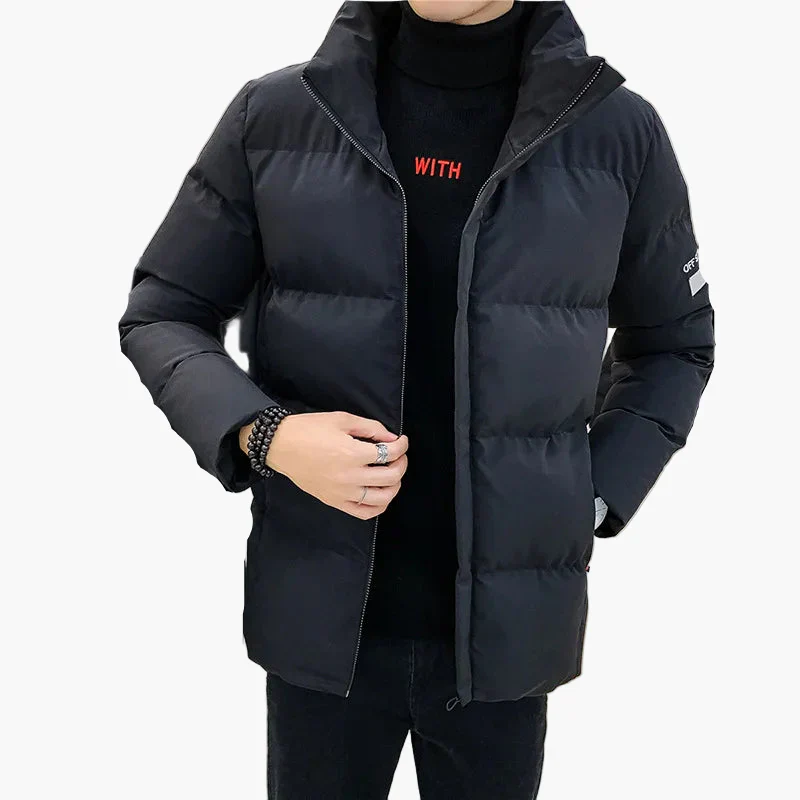 Doudoune Homme Tendance Manches Longues Style Urbain pour Hiver - Image 2
