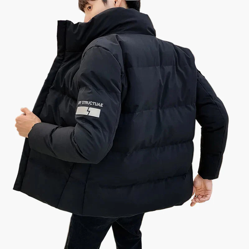 Doudoune Homme Tendance Manches Longues Style Urbain pour Hiver - Image 4