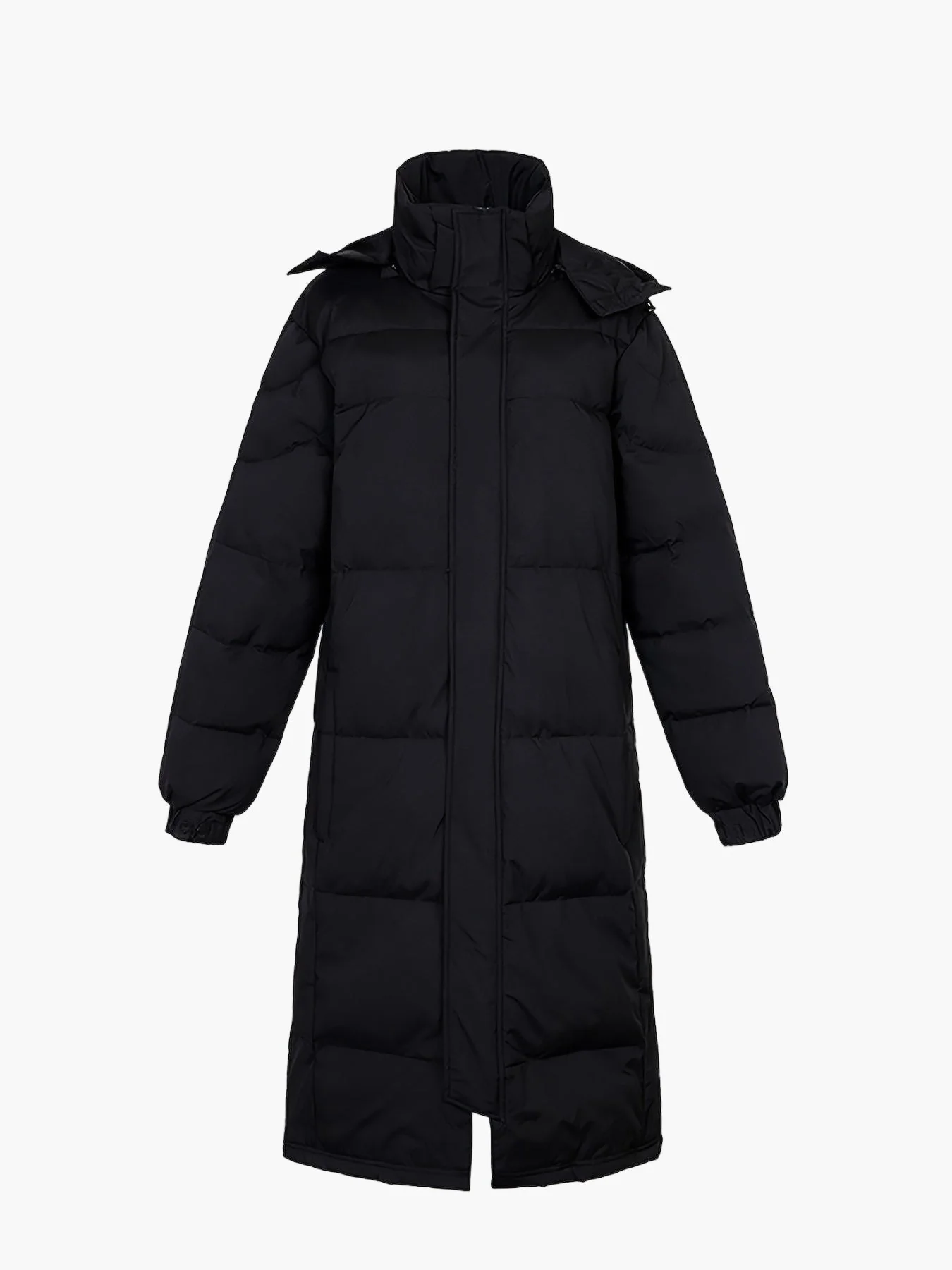 Doudoune longue à capuche homme style urbain hiver décontracté - Image 4