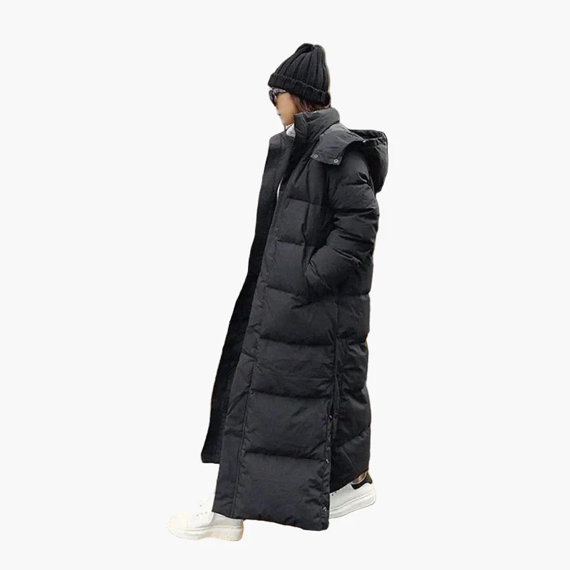Doudoune Longue Femme Style Urbain Hiver | Manteau Matelassé Chaud Élégant - Image 2
