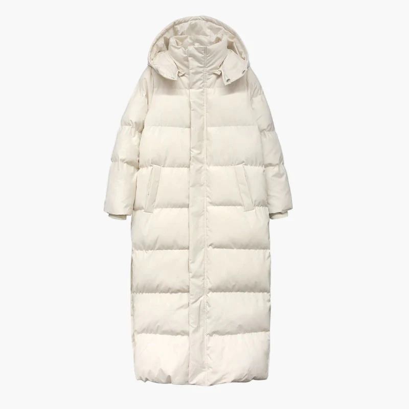 Doudoune Longue Femme Style Urbain Hiver | Manteau Matelassé Chaud Élégant - Image 7