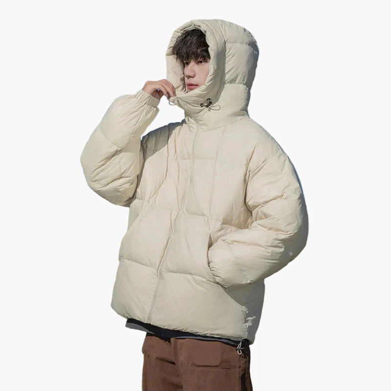 Doudoune Oversize Unisexe à Capuche Style Urbain pour Hiver - Idéale Quotidien et Outdoor - Image 5