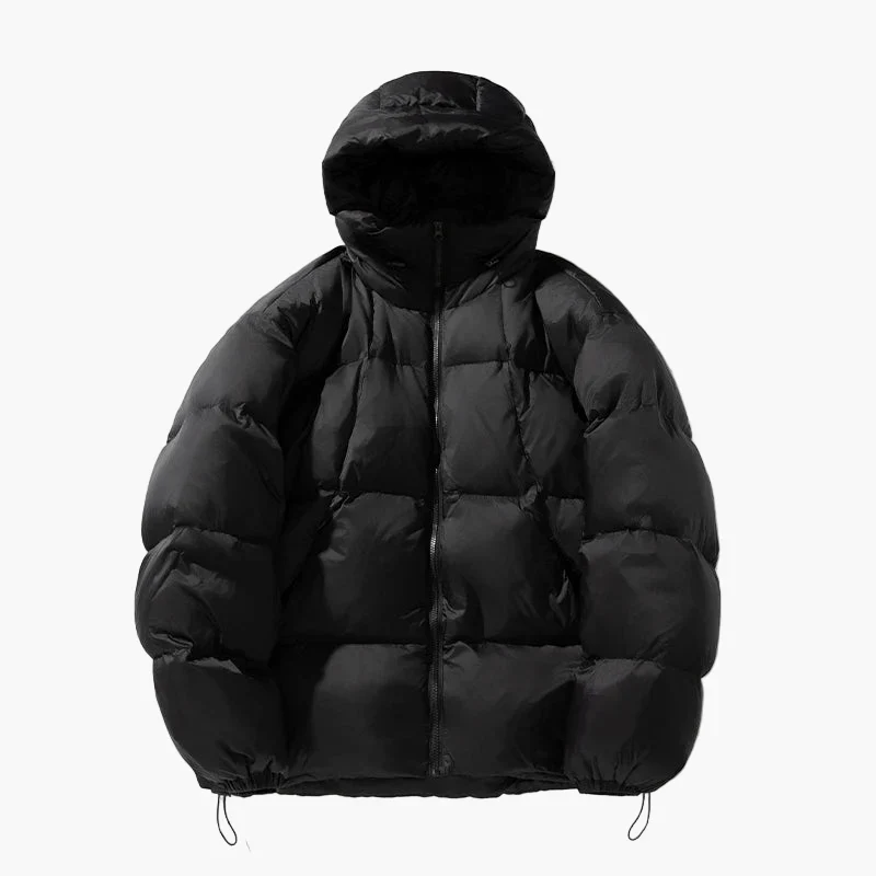 Doudoune Oversize Unisexe à Capuche Style Urbain pour Hiver - Idéale Quotidien et Outdoor - Image 6