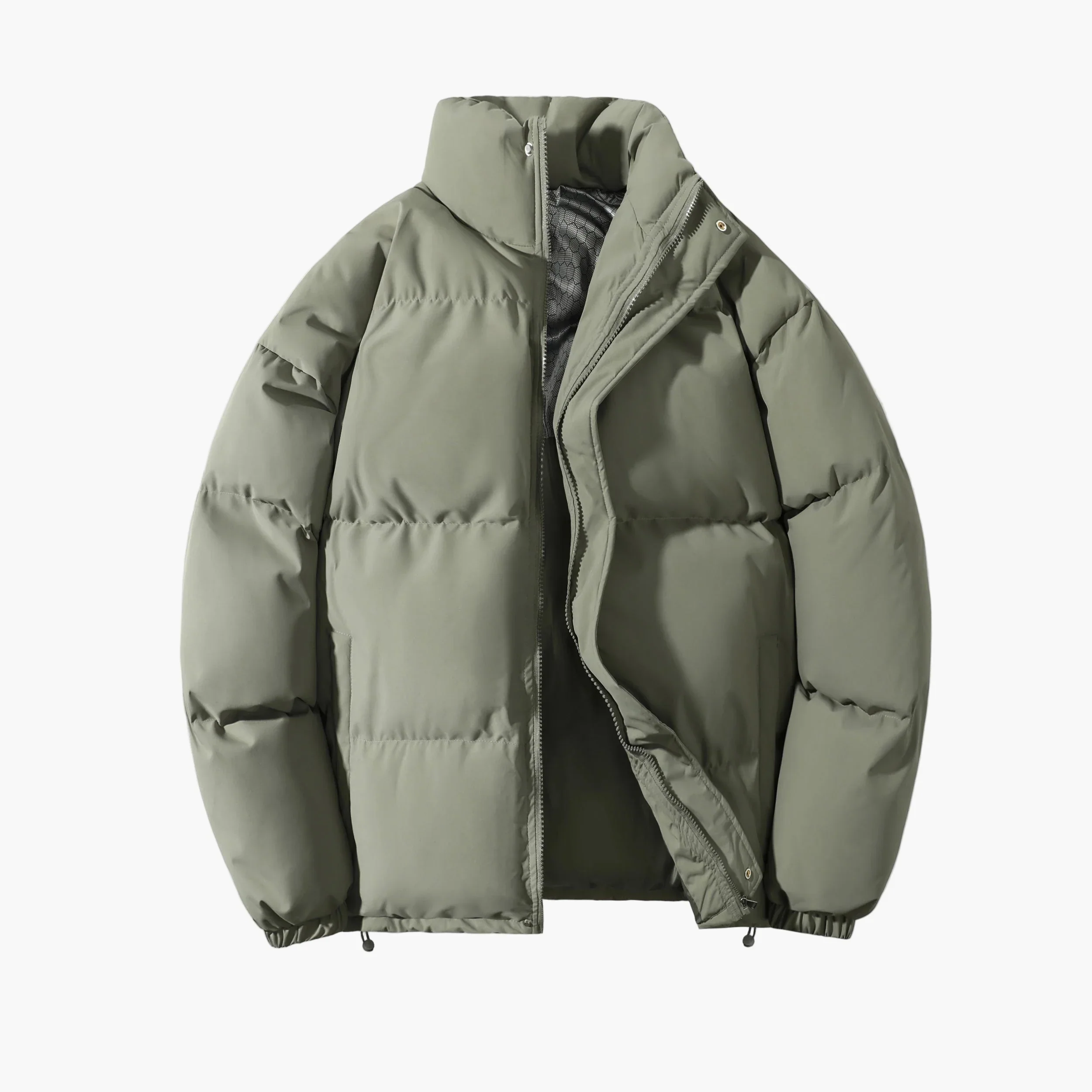 Doudoune Unisexe Style Urbain pour Hiver – Veste Matelassée Chaude et Moderne - Image 2