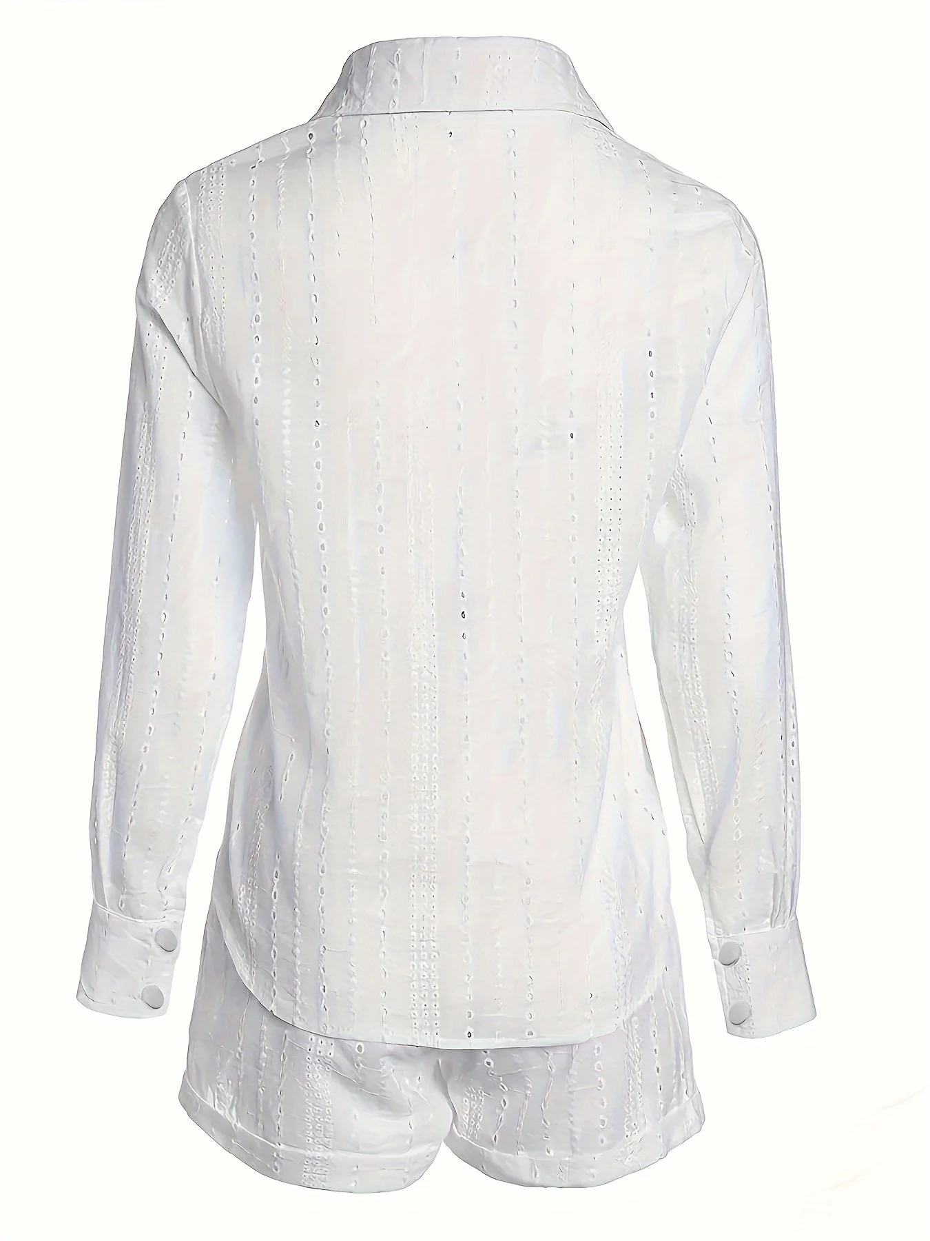 Ensemble chemise et short femme style vacances chic décontracté pour l'été - Image 5