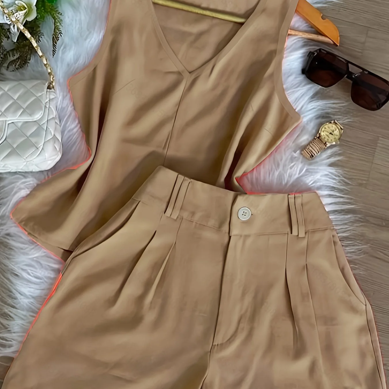 Ensemble Débardeur et Short Femme Style Décontracté Chic Été - Image 12