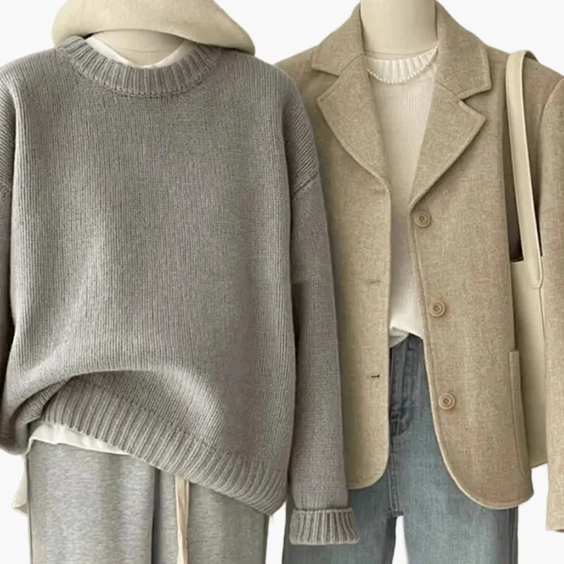 Pull ample femme style coréen – look quotidien décontracté et élégant - Image 10