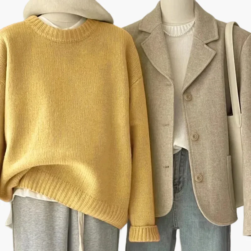Pull ample femme style coréen – look quotidien décontracté et élégant - Image 12