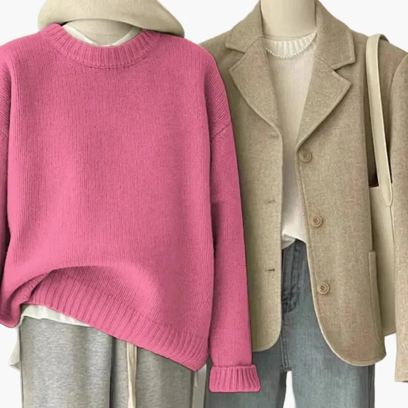 Pull ample femme style coréen – look quotidien décontracté et élégant - Image 13