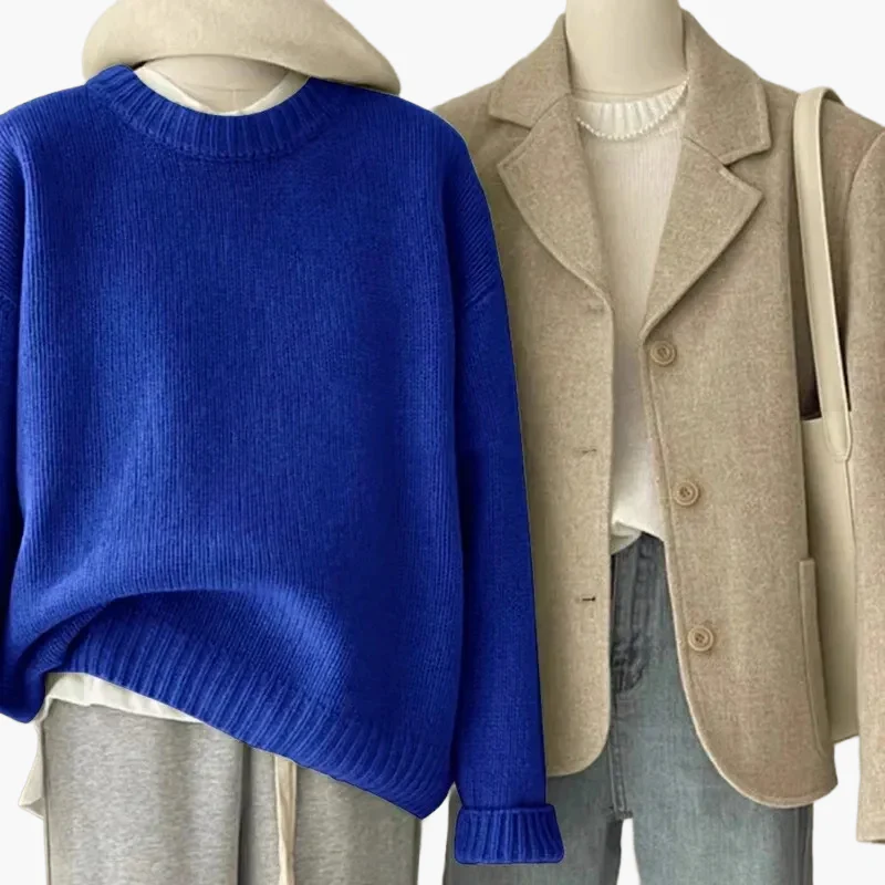 Pull ample femme style coréen – look quotidien décontracté et élégant - Image 14