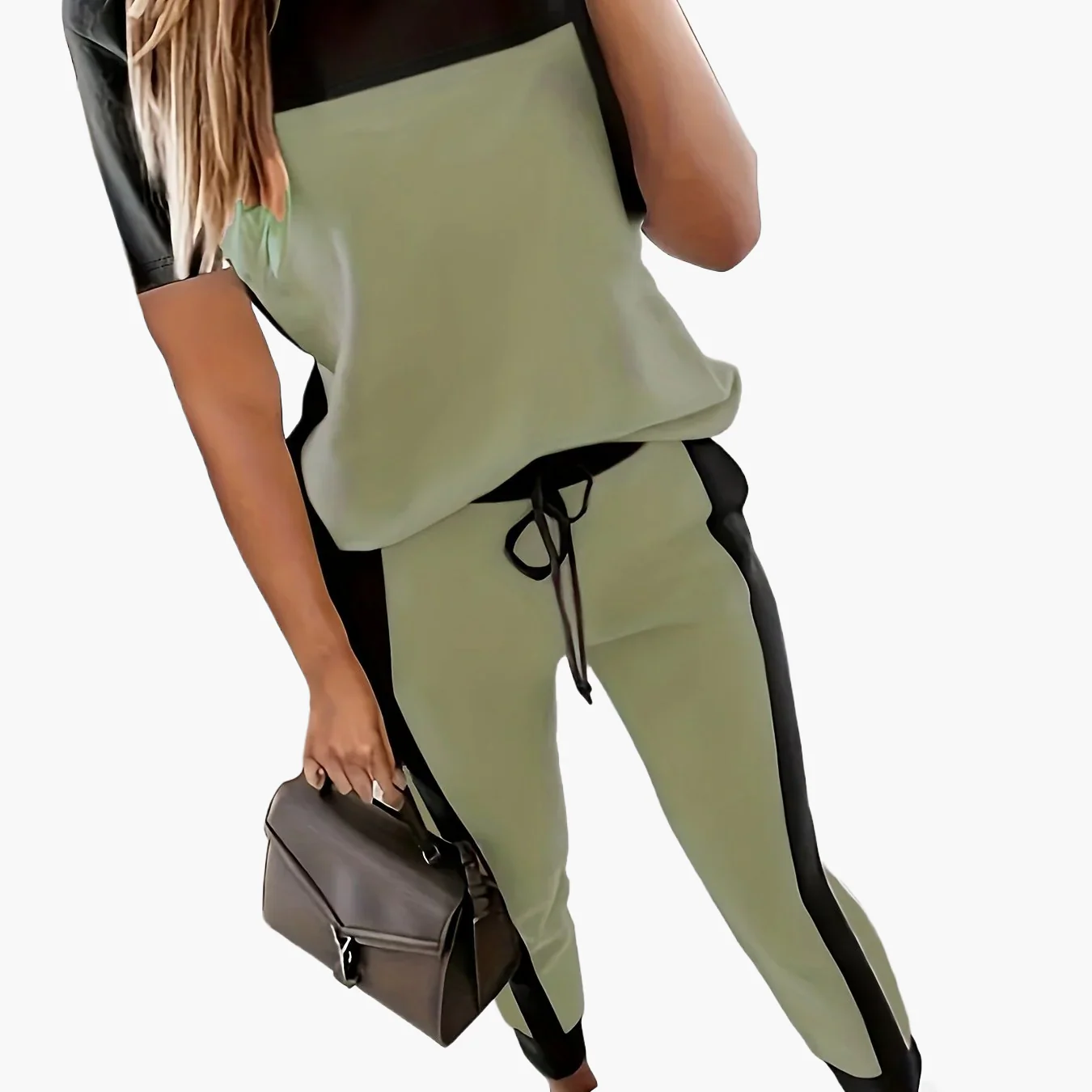 Ensemble décontracté femme style urbain chic pour loisirs et sorties - Image 4