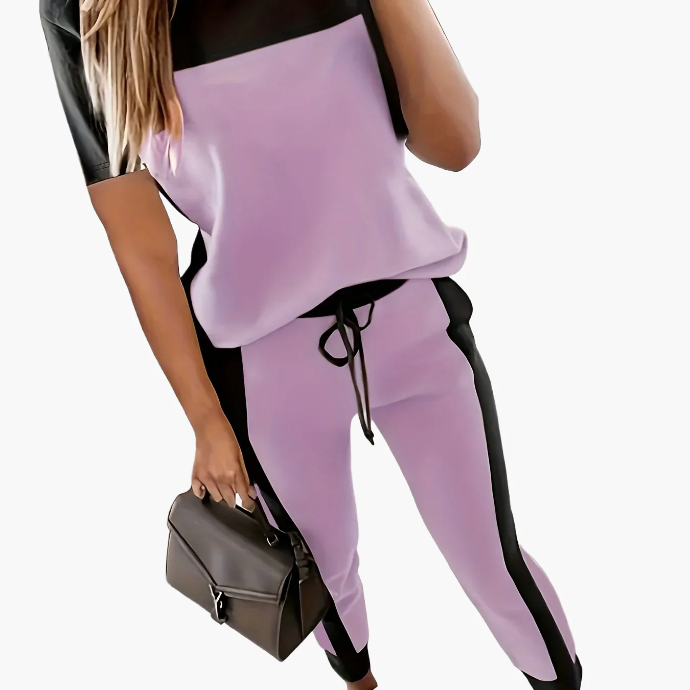 Ensemble décontracté femme style urbain chic pour loisirs et sorties - Image 6