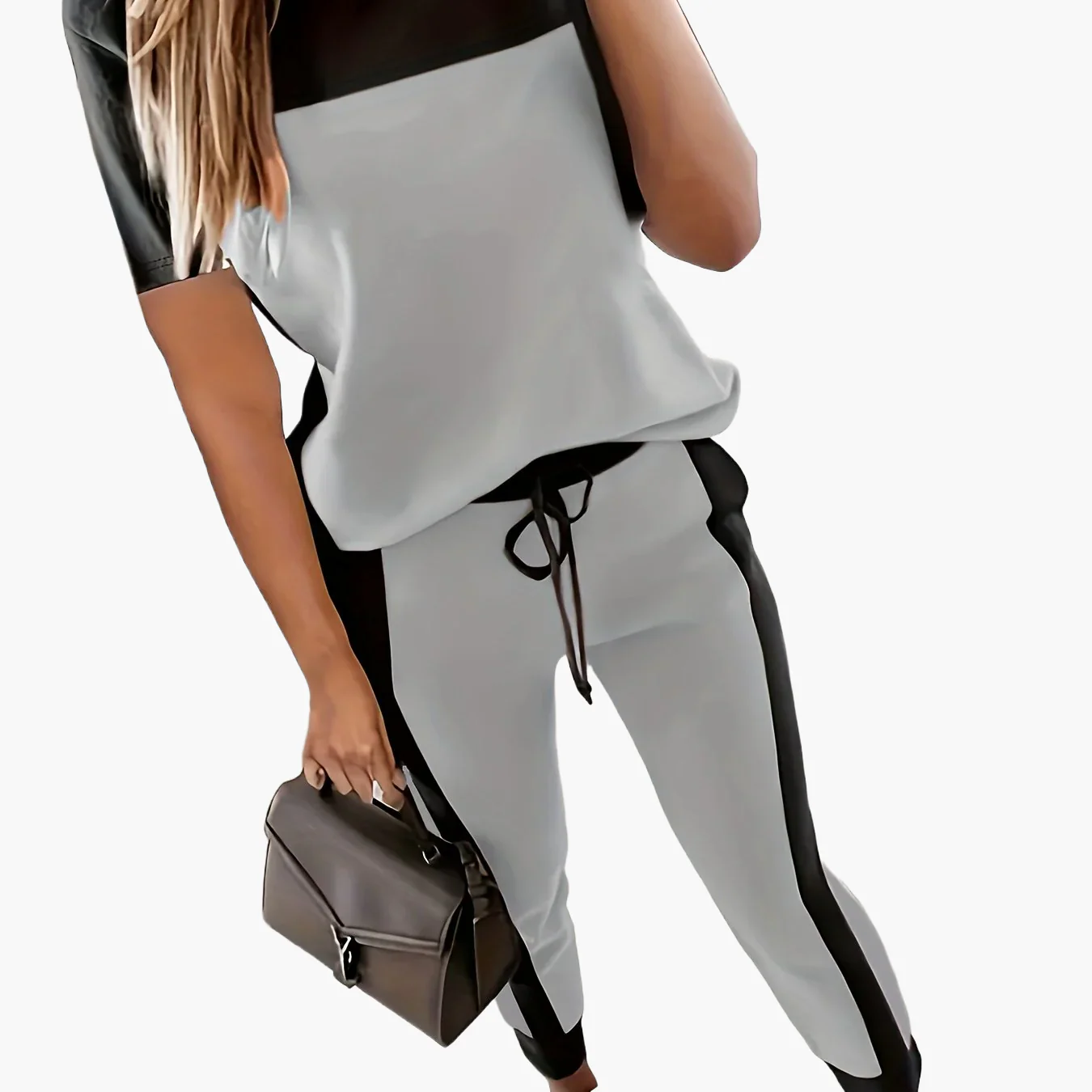 Ensemble décontracté femme style urbain chic pour loisirs et sorties - Image 8