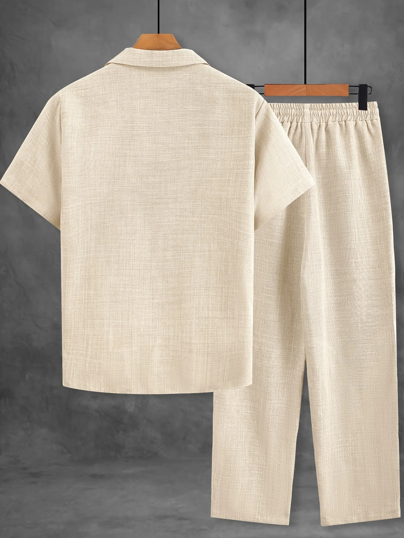 Ensemble décontracté pour homme à manches courtes – Style moderne idéal pour toutes occasions - Image 4