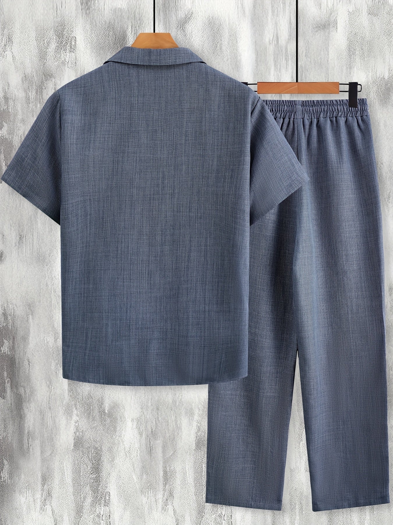 Ensemble décontracté pour homme à manches courtes – Style moderne idéal pour toutes occasions - Image 6