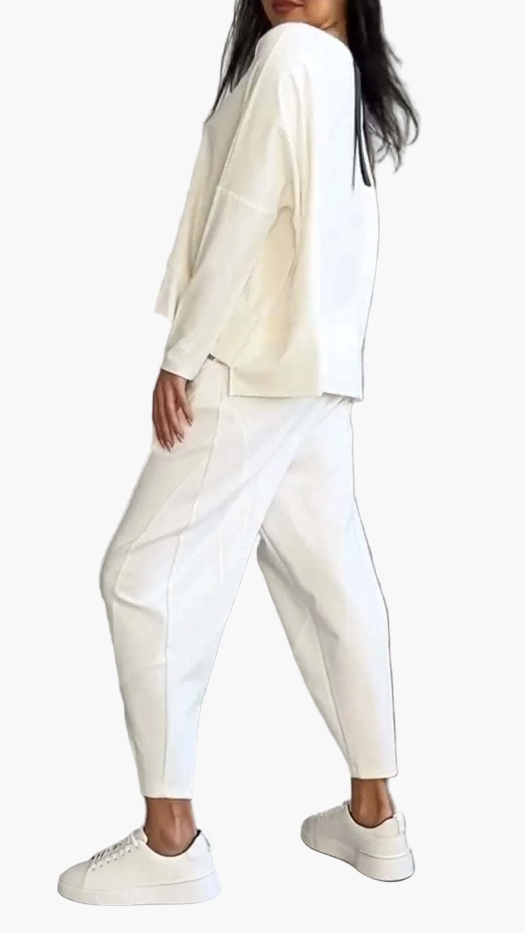 Ensemble détente deux pièces style décontracté pour femme – confort chic pour la maison et les sorties - Image 7