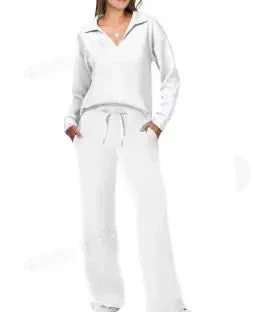 Ensemble de détente femme style lounge coupe ample survêtement confortable - Image 10