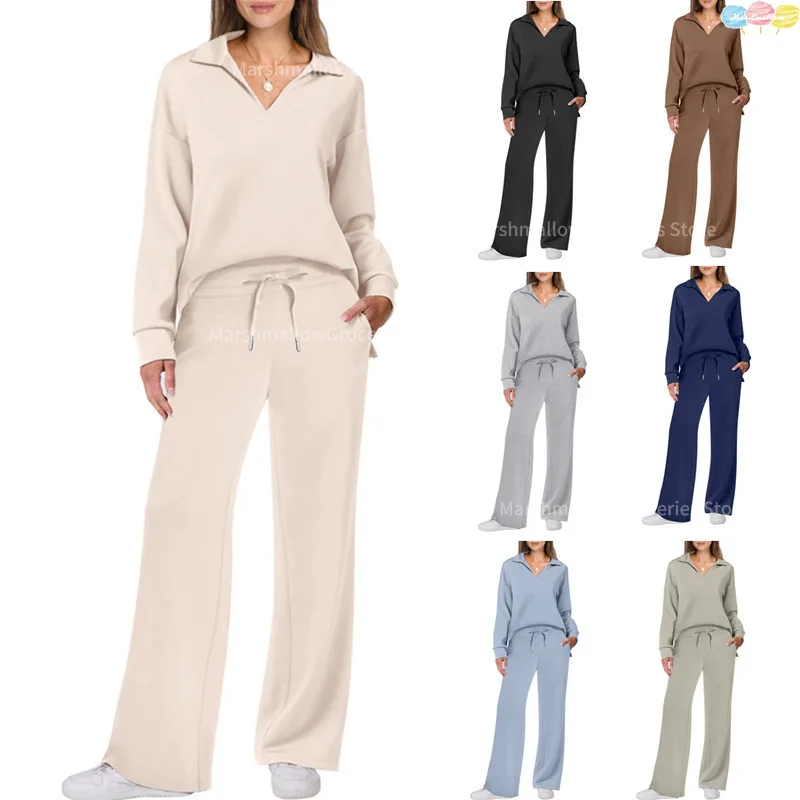 Ensemble de détente femme style lounge coupe ample survêtement confortable - Image 13