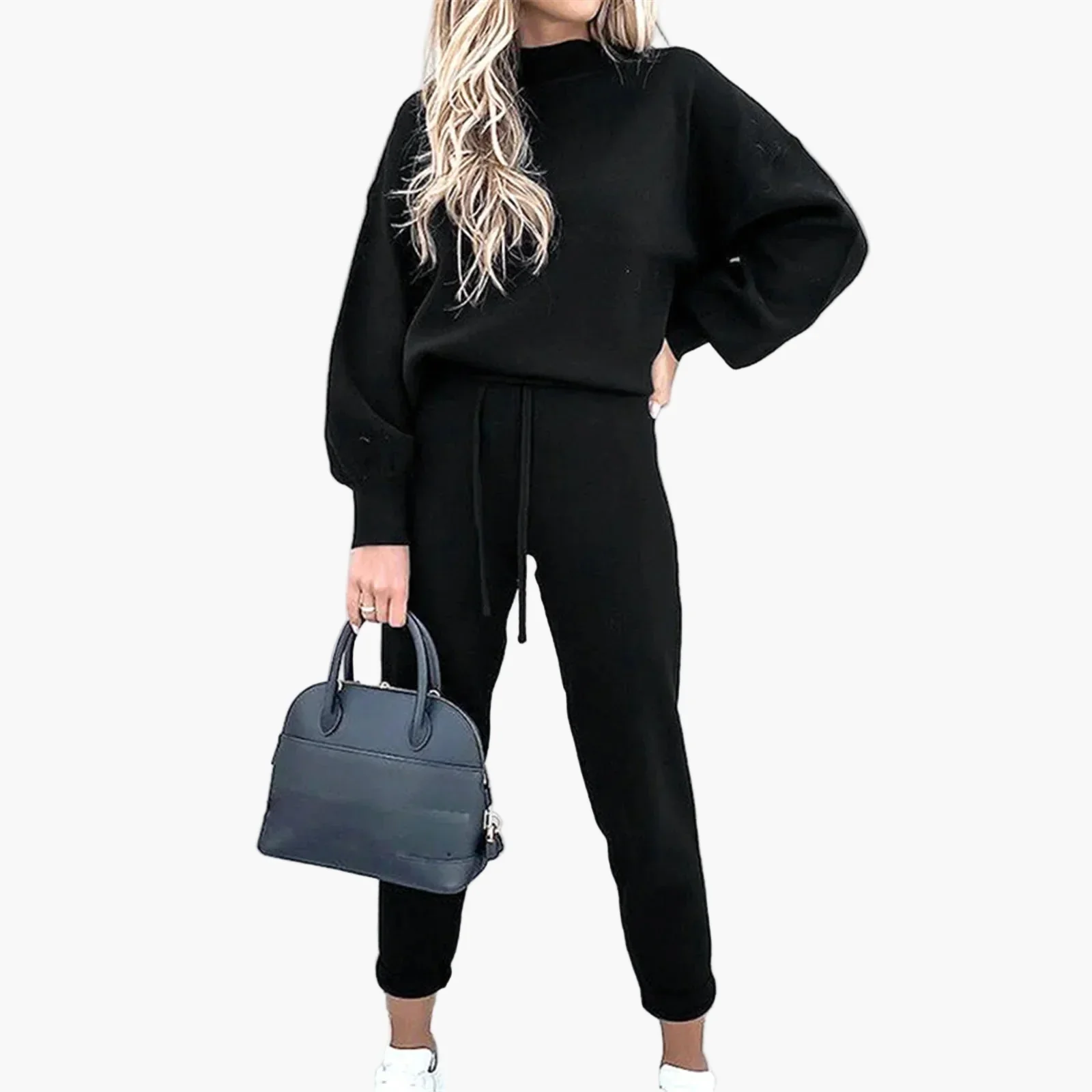 Ensemble Deux Pièces Femme Style Décontracté Chic pour Loisirs et Ville - Image 3