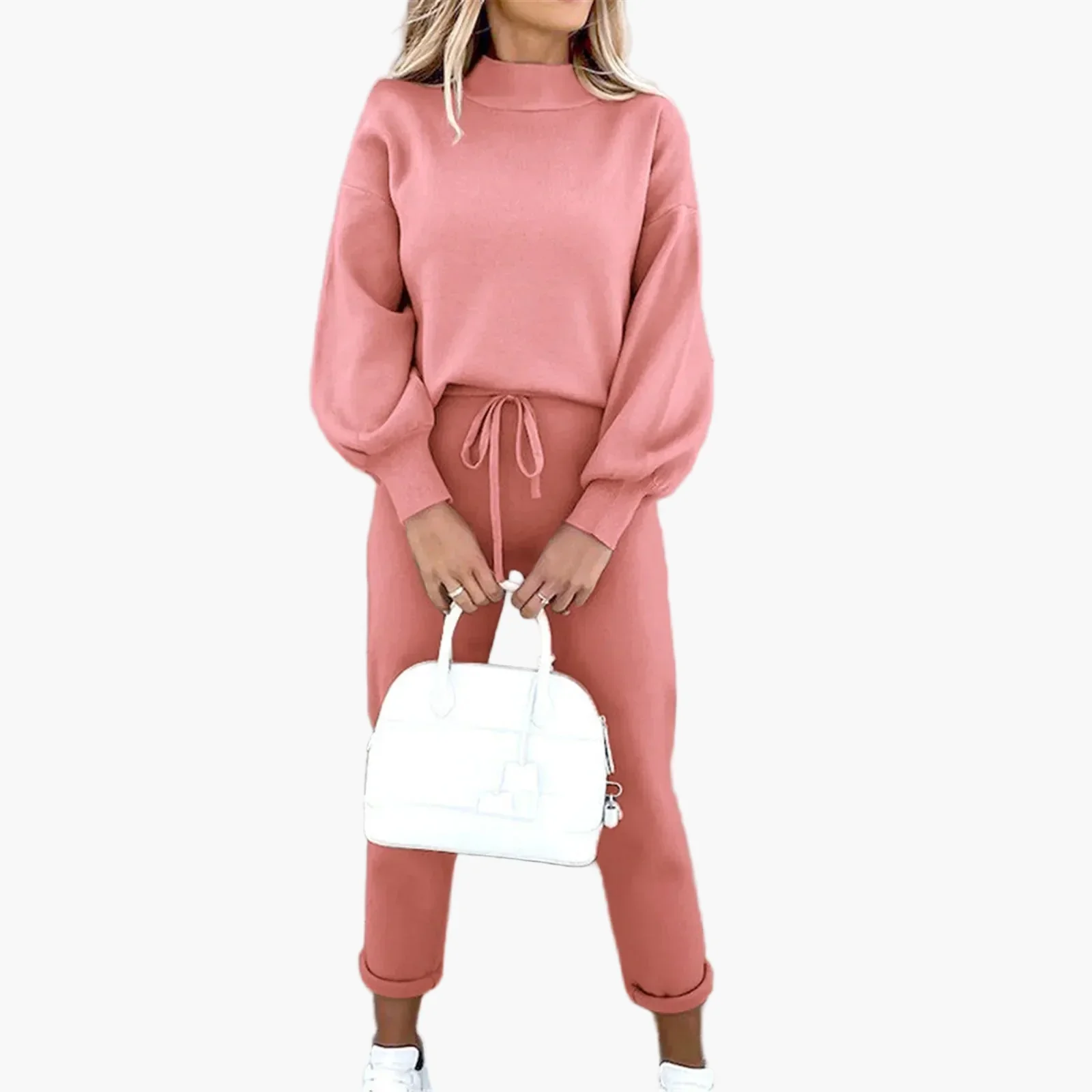 Ensemble Deux Pièces Femme Style Décontracté Chic pour Loisirs et Ville - Image 7