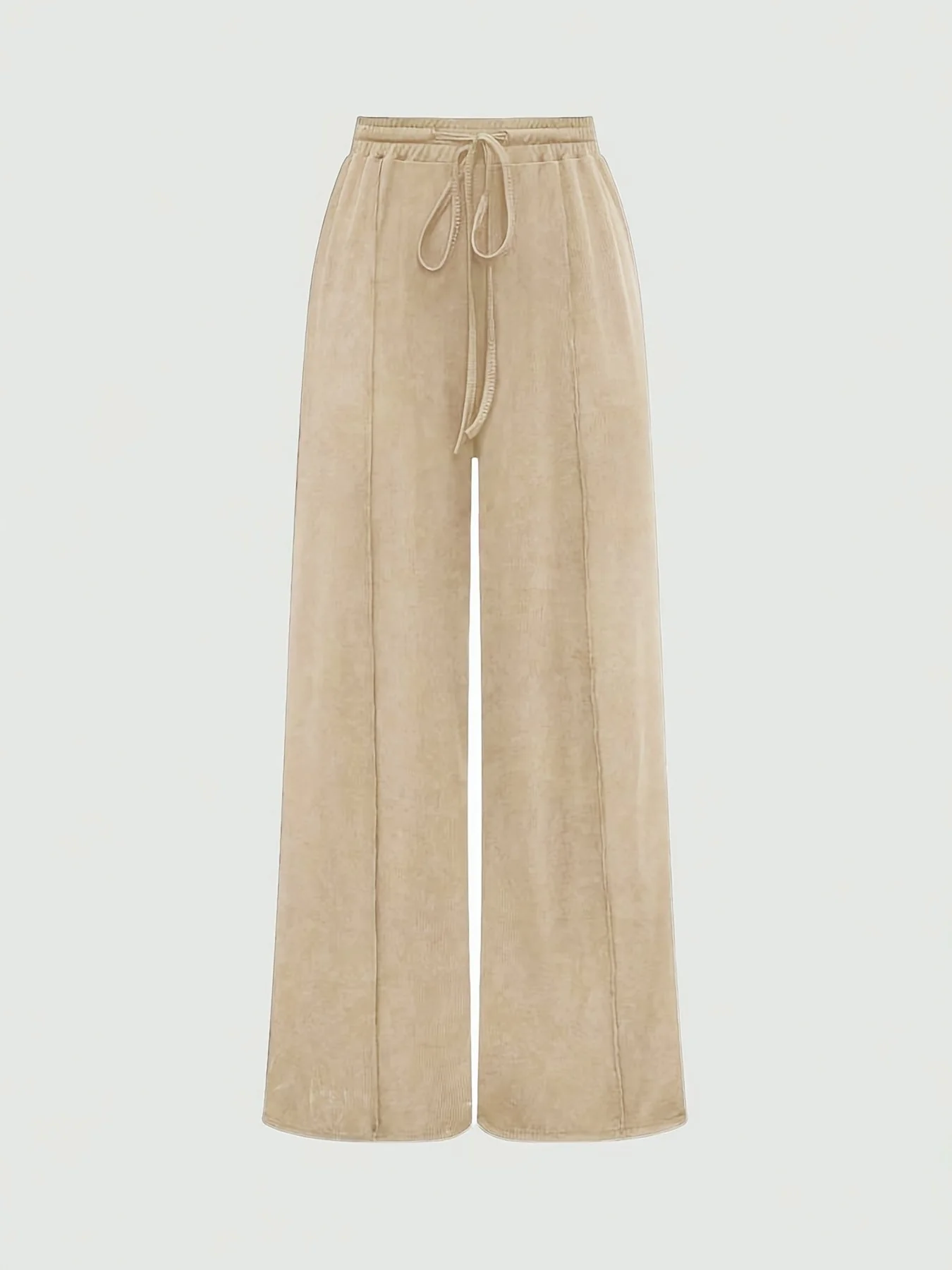 Ensemble Femme Body Col Carré et Pantalon Large Taille Haute Style Décontracté Printemps Été - Image 9