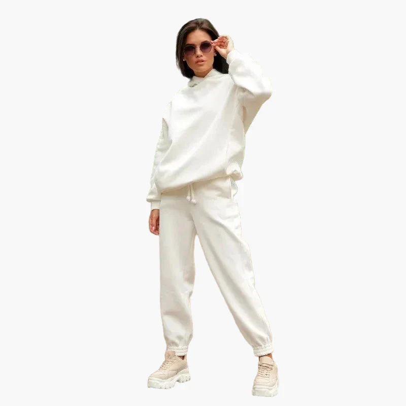 Ensemble Jogging Oversize Femme Style Décontracté Urbain - Image 3