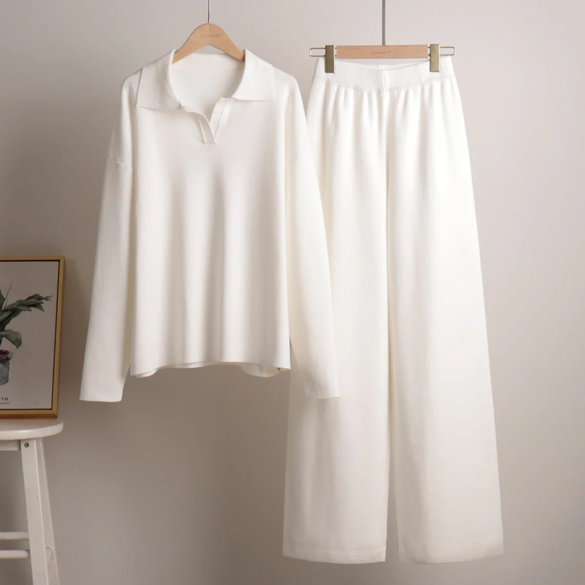 Ensemble Loungewear Femme - Style Décontracté avec Pull Oversize et Pantalon Large - Image 3