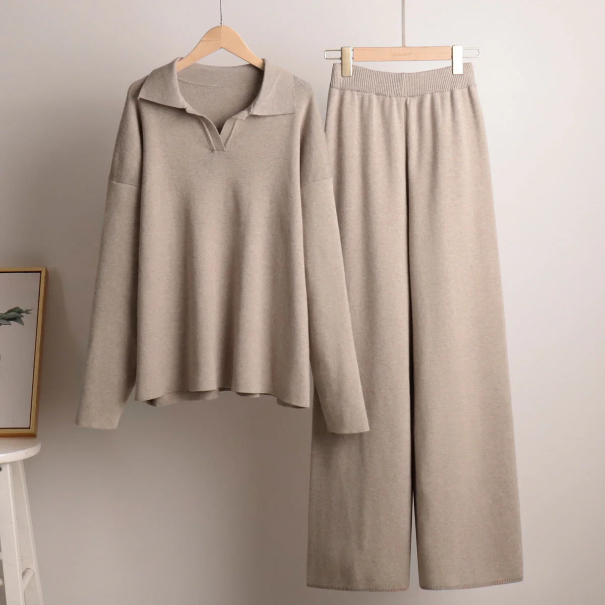 Ensemble Loungewear Femme - Style Décontracté avec Pull Oversize et Pantalon Large - Image 4