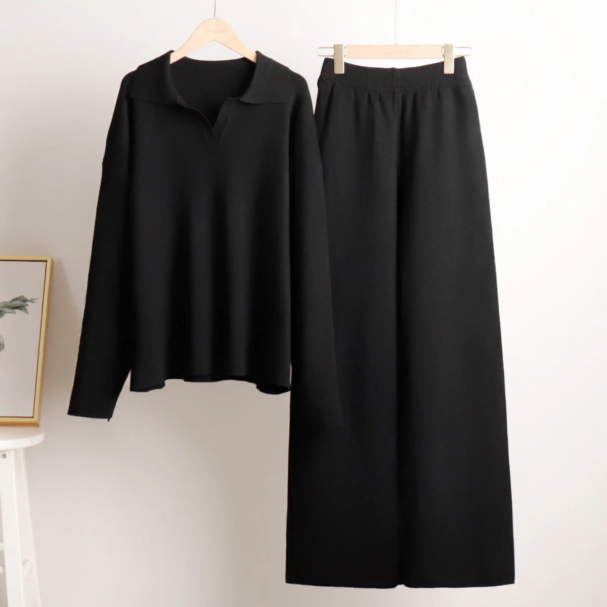 Ensemble Loungewear Femme - Style Décontracté avec Pull Oversize et Pantalon Large - Image 5