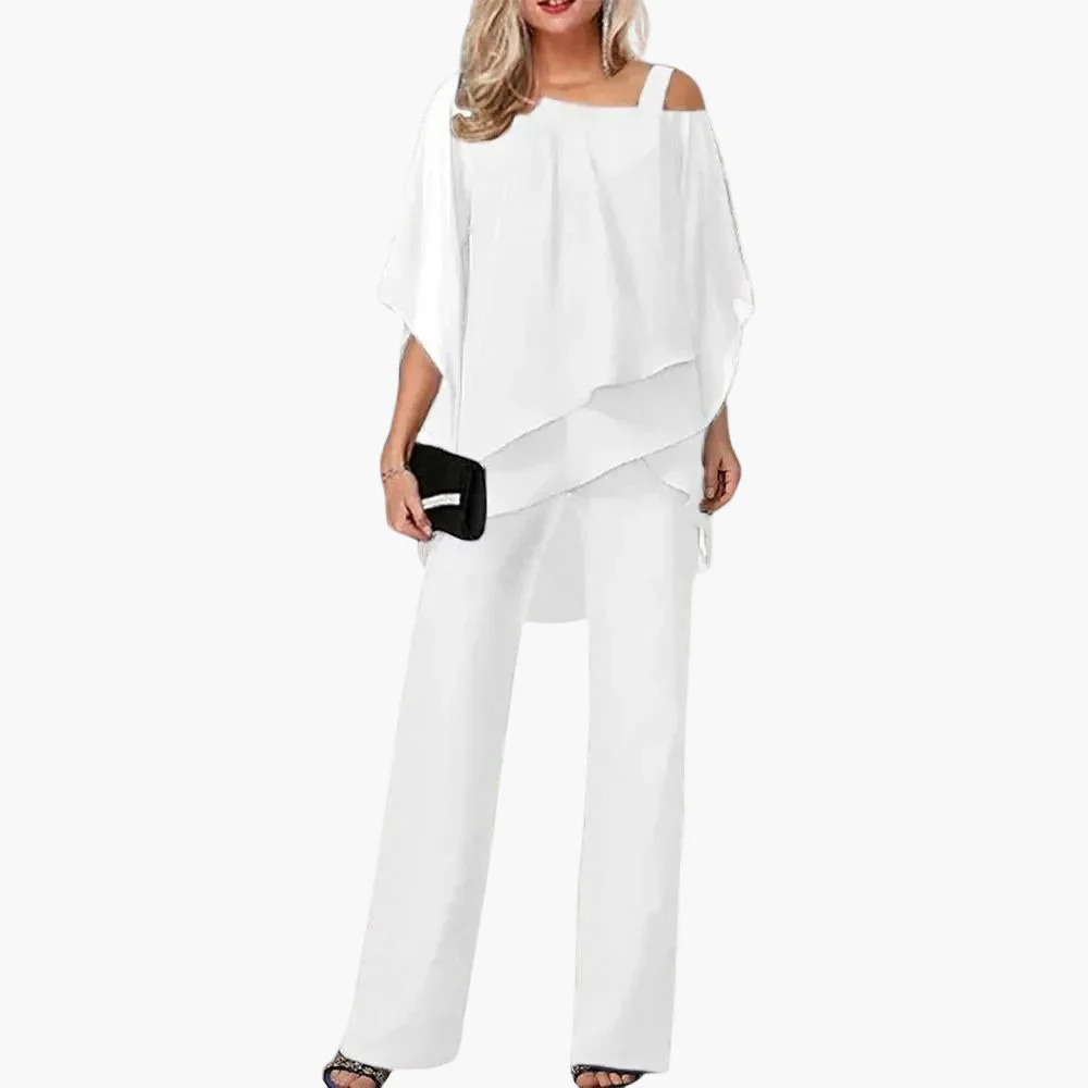Ensemble Pantalon Élégant Femme Style Festif et Chic pour Occasions Formelles - Image 4