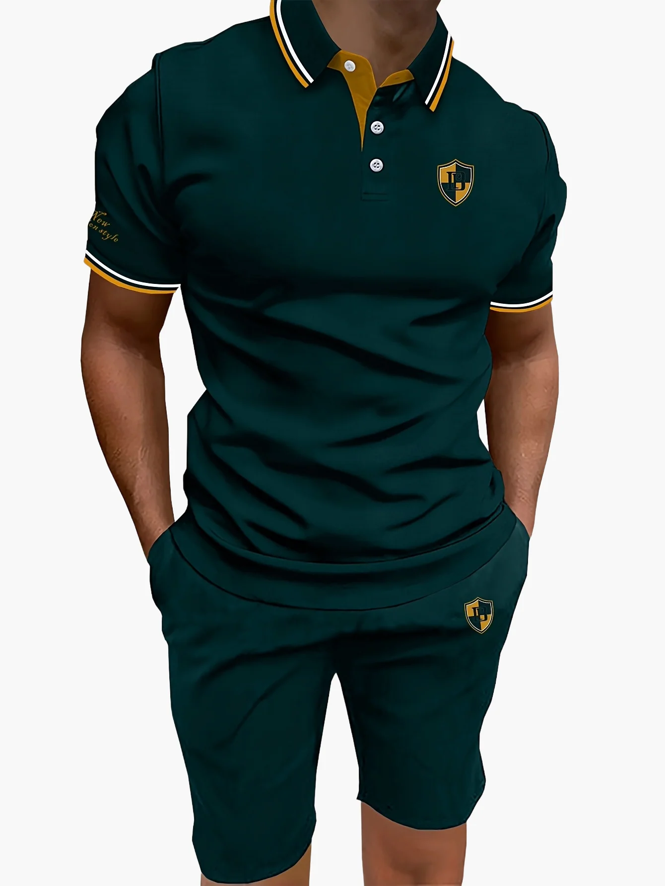 Ensemble polo et short décontracté pour homme – Style moderne idéal pour l'été - Image 5