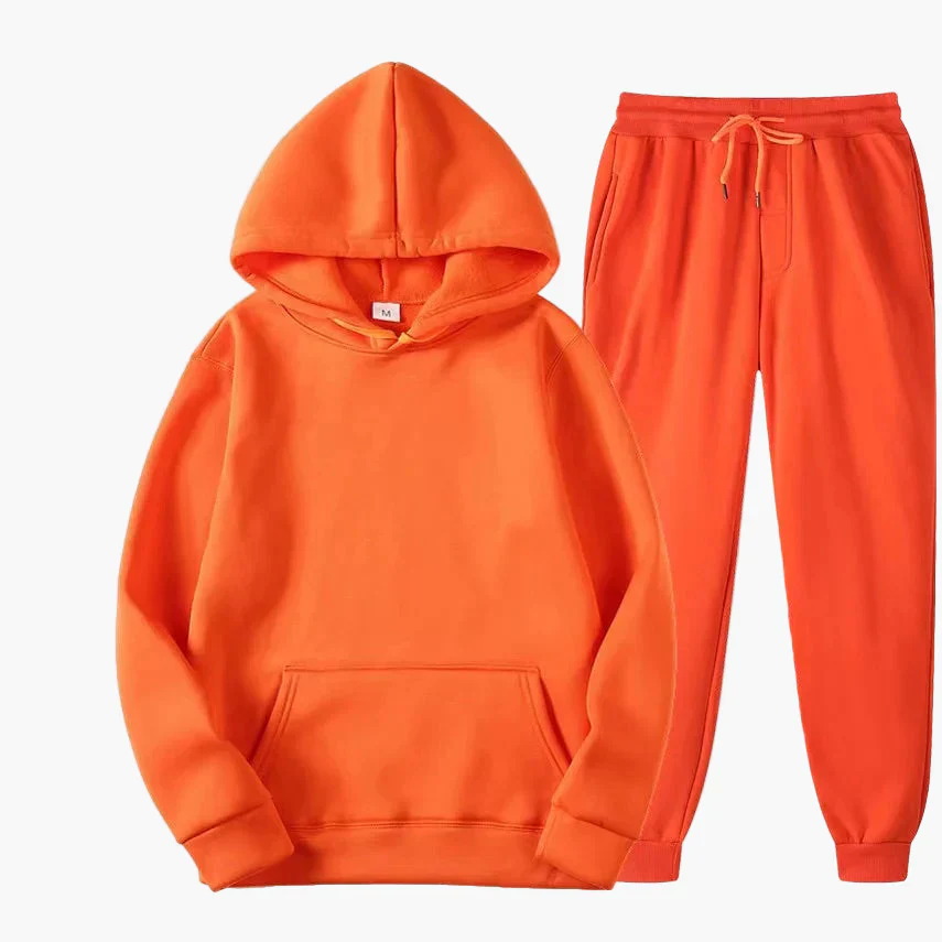 Ensemble de survêtement à capuche style décontracté pour femme - Look urbain et confortable - Image 2