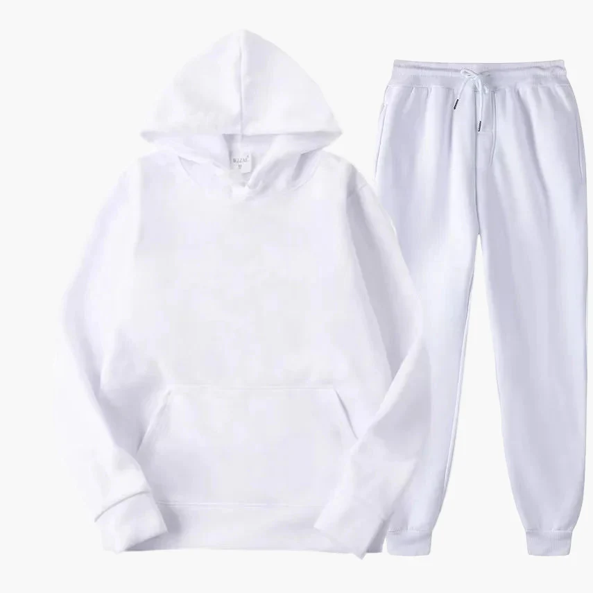 Ensemble de survêtement à capuche style décontracté pour femme - Look urbain et confortable - Image 5