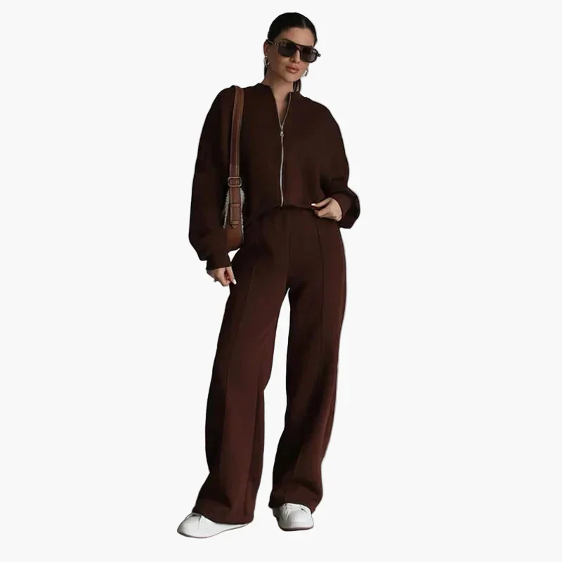 Ensemble Survêtement Décontracté Femme - Style Moderne et Confort Quotidien - Image 12