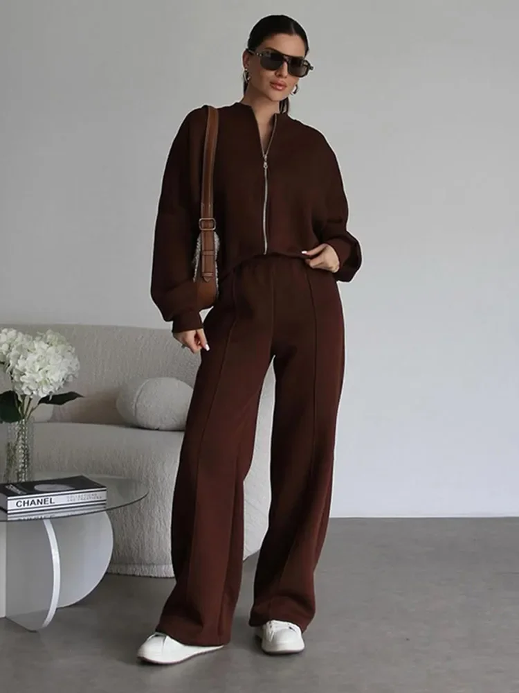 Ensemble Survêtement Décontracté Femme - Style Moderne et Confort Quotidien - Image 17