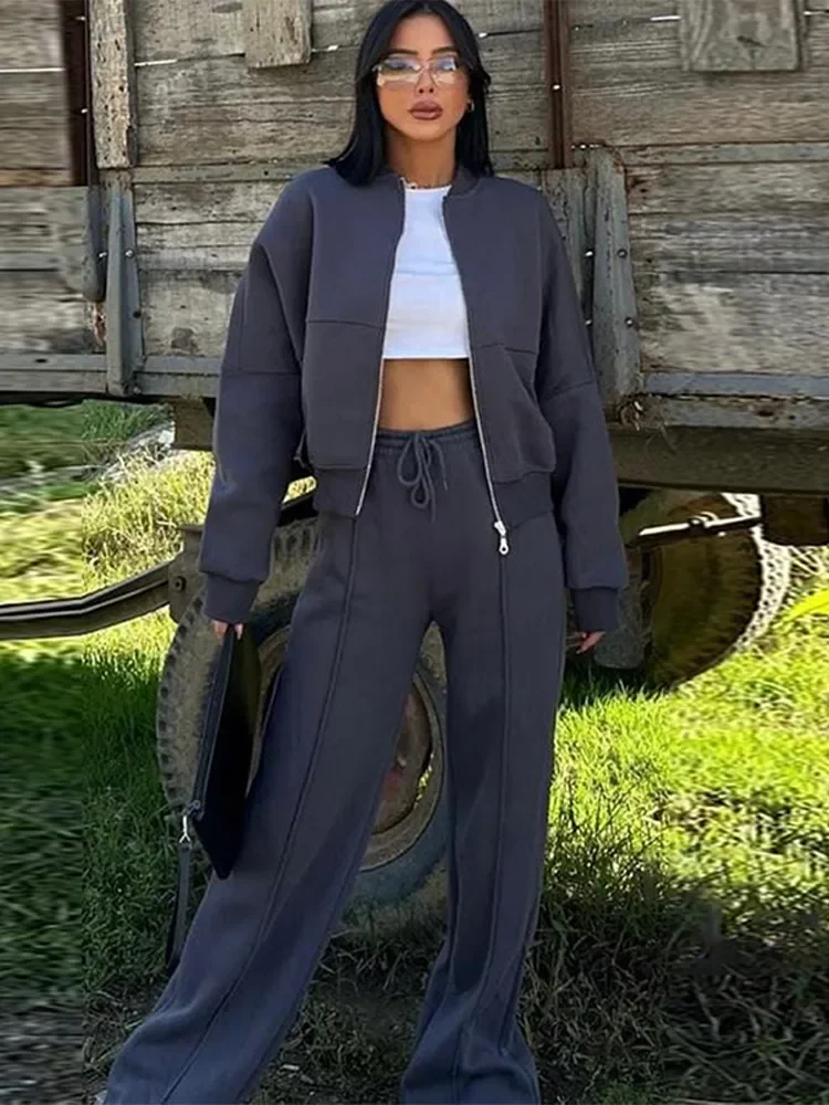 Ensemble Survêtement Décontracté Femme - Style Moderne et Confort Quotidien - Image 18