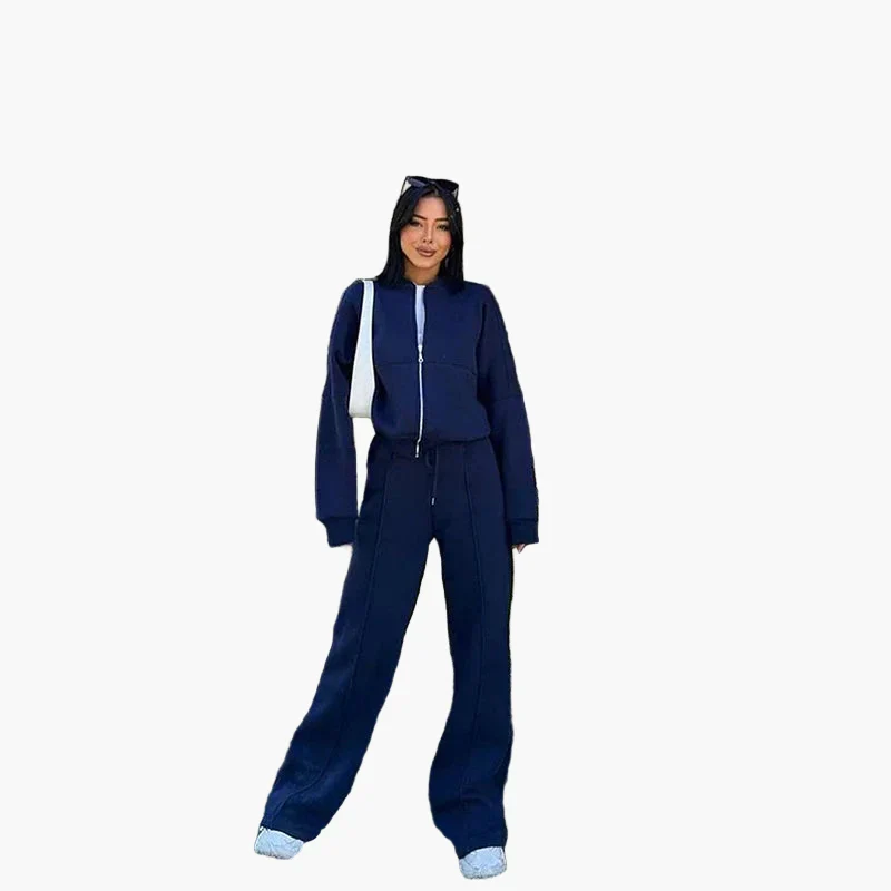 Ensemble Survêtement Décontracté Femme - Style Moderne et Confort Quotidien - Image 4