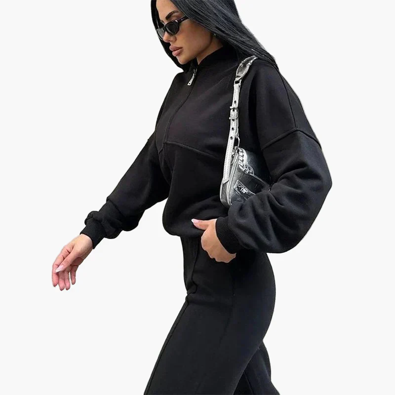 Ensemble Survêtement Décontracté Femme - Style Moderne et Confort Quotidien - Image 7