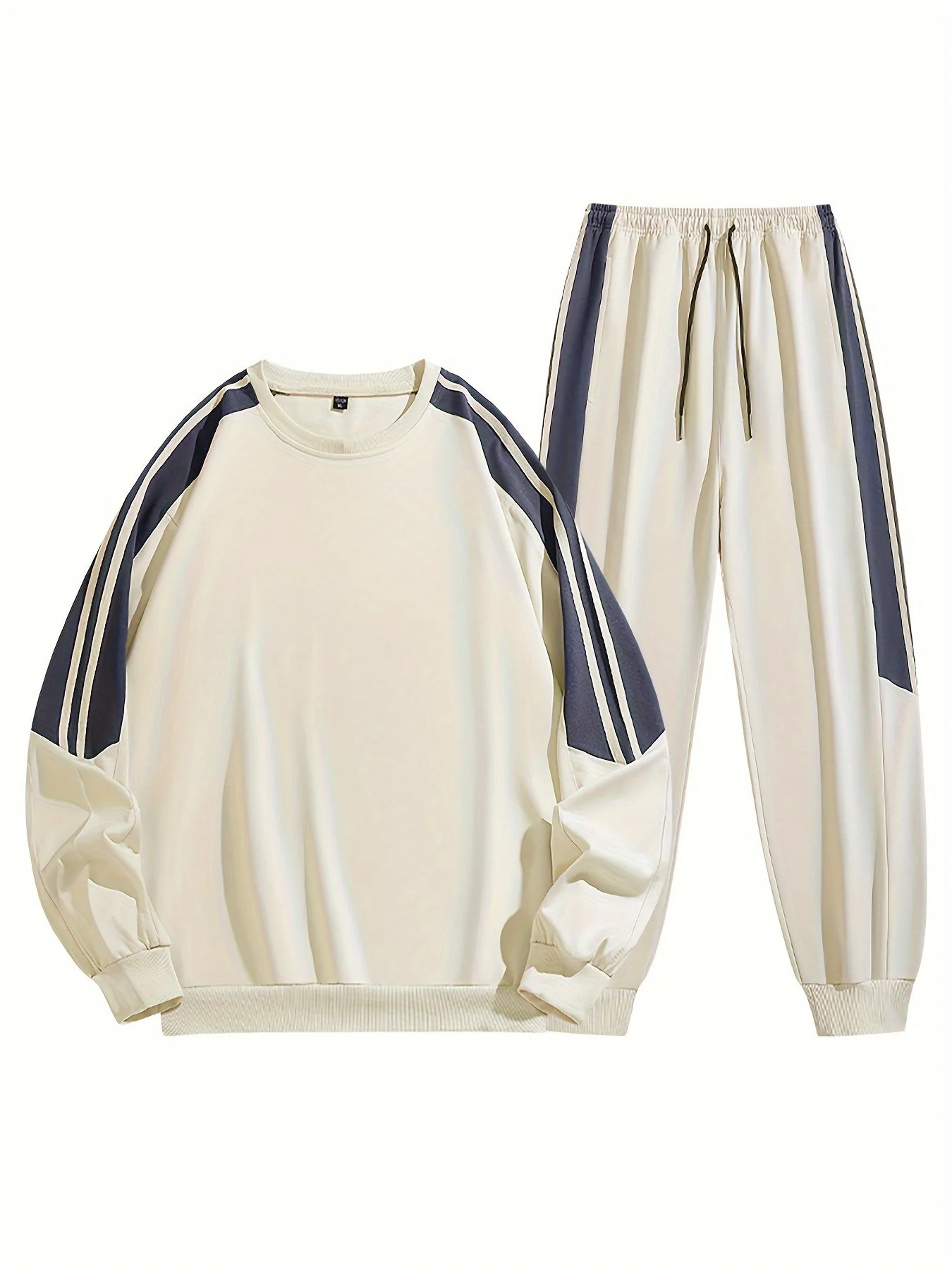 Ensemble de survêtement décontracté pour homme, style sportswear, manches longues, idéal automne/hiver - Image 2
