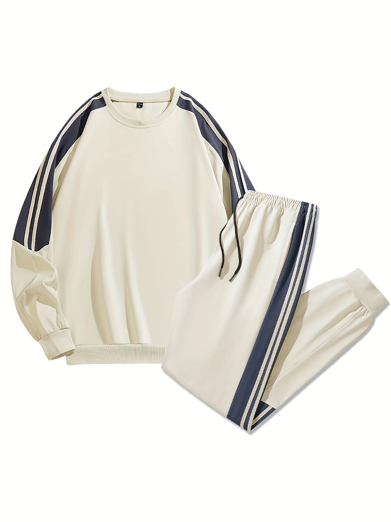 Ensemble de survêtement décontracté pour homme, style sportswear, manches longues, idéal automne/hiver - Image 4