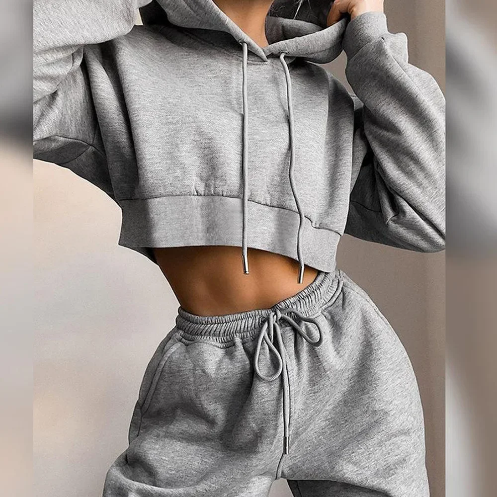 Ensemble Survêtement Femme Style Moderne Décontracté - Idéal Loisirs et Sport - Image 3