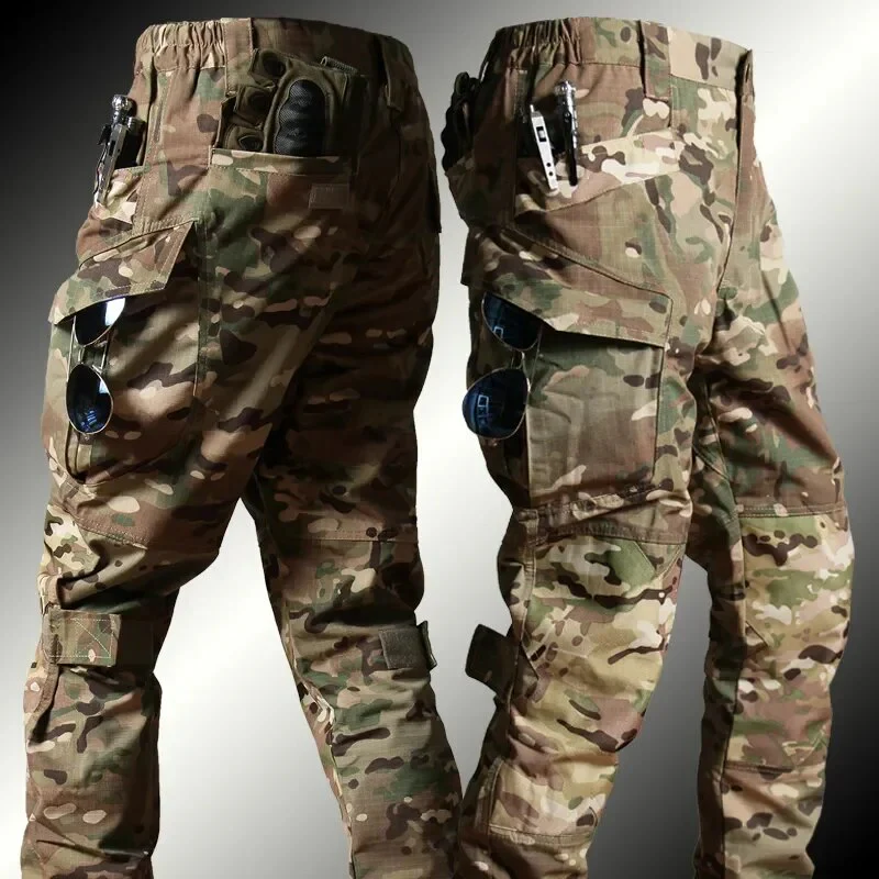 Ensemble tactique militaire pour homme – Veste et pantalon style commando polyvalent outdoor - Image 5