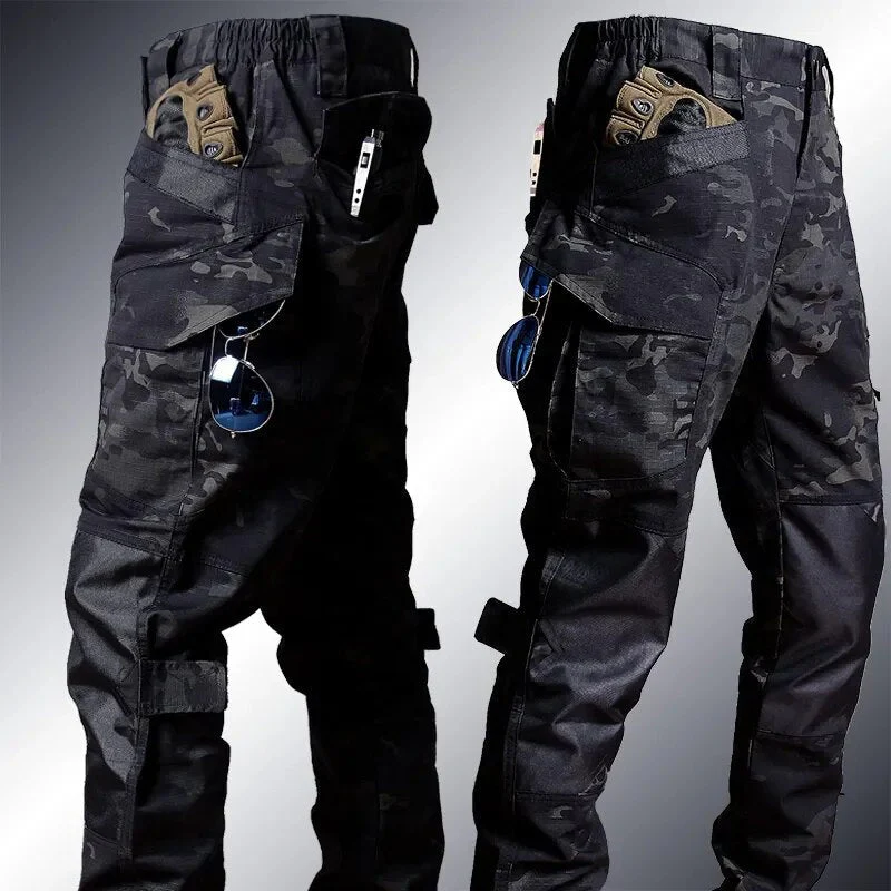 Ensemble tactique militaire pour homme – Veste et pantalon style commando polyvalent outdoor - Image 6
