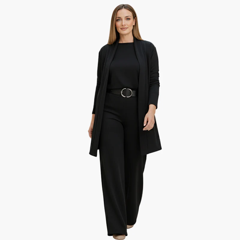 Ensemble trois pièces élégant pour femme – Style professionnel et raffiné - Image 4