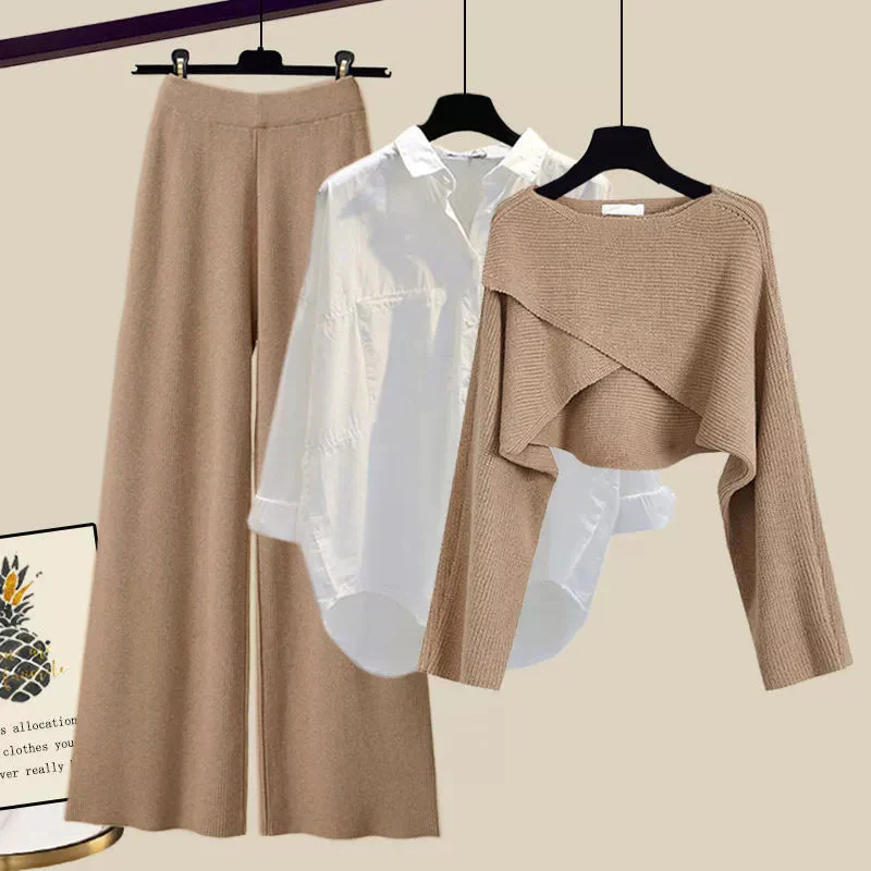 Ensemble trois pièces élégant femme – Tenue décontractée chic pour la maison et les sorties - Image 6